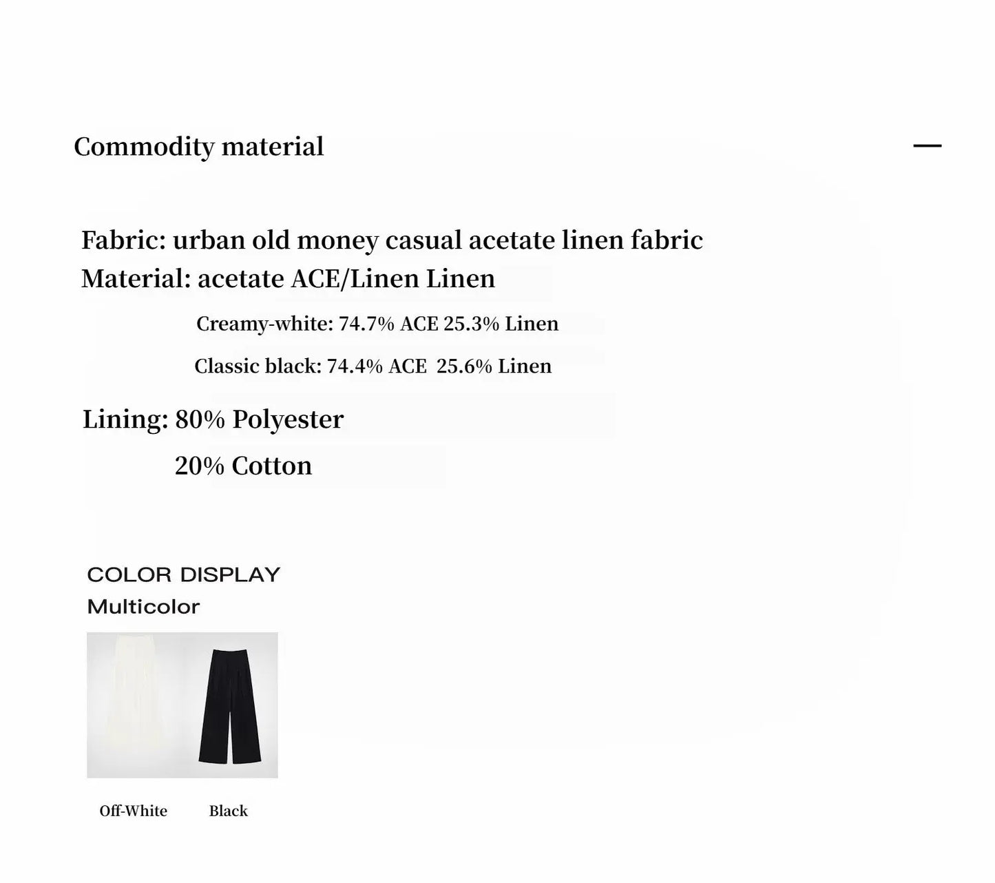 Linen old money casual pants - Velano