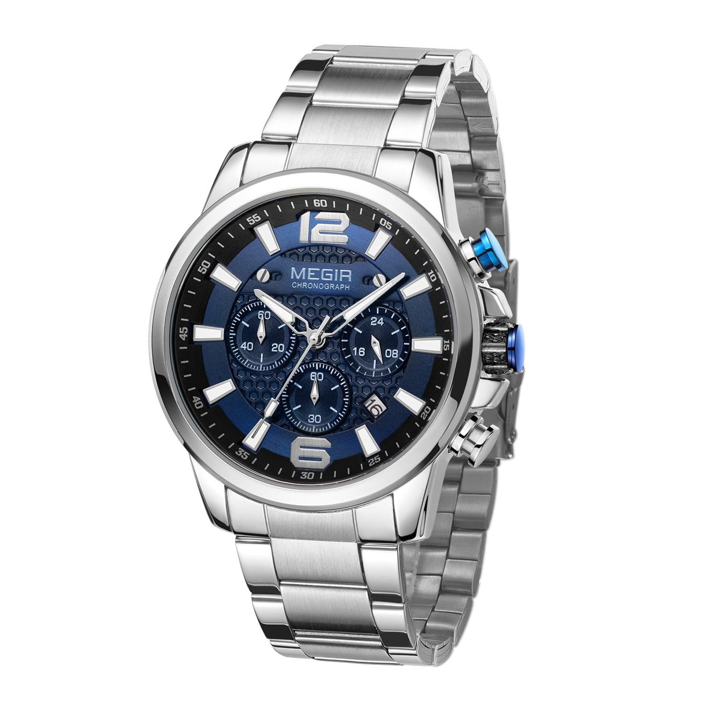 Men's quartz luminous waterproof monochrome watch - Velano