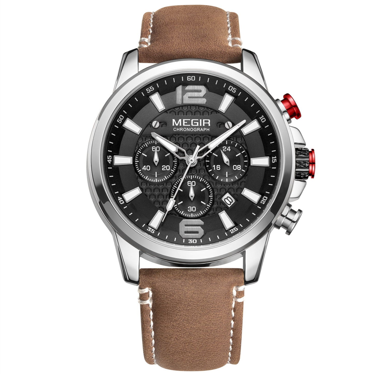 Men's quartz luminous waterproof monochrome watch - Velano
