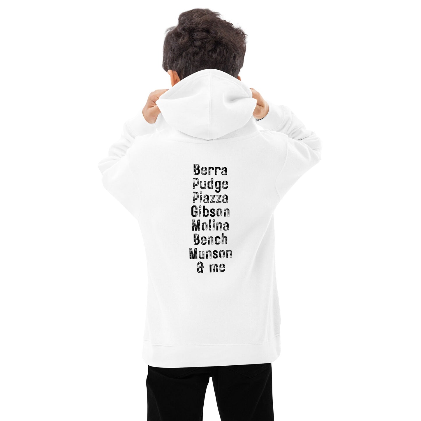 Catchers: Nobody Better Baseball Youth Hoodie