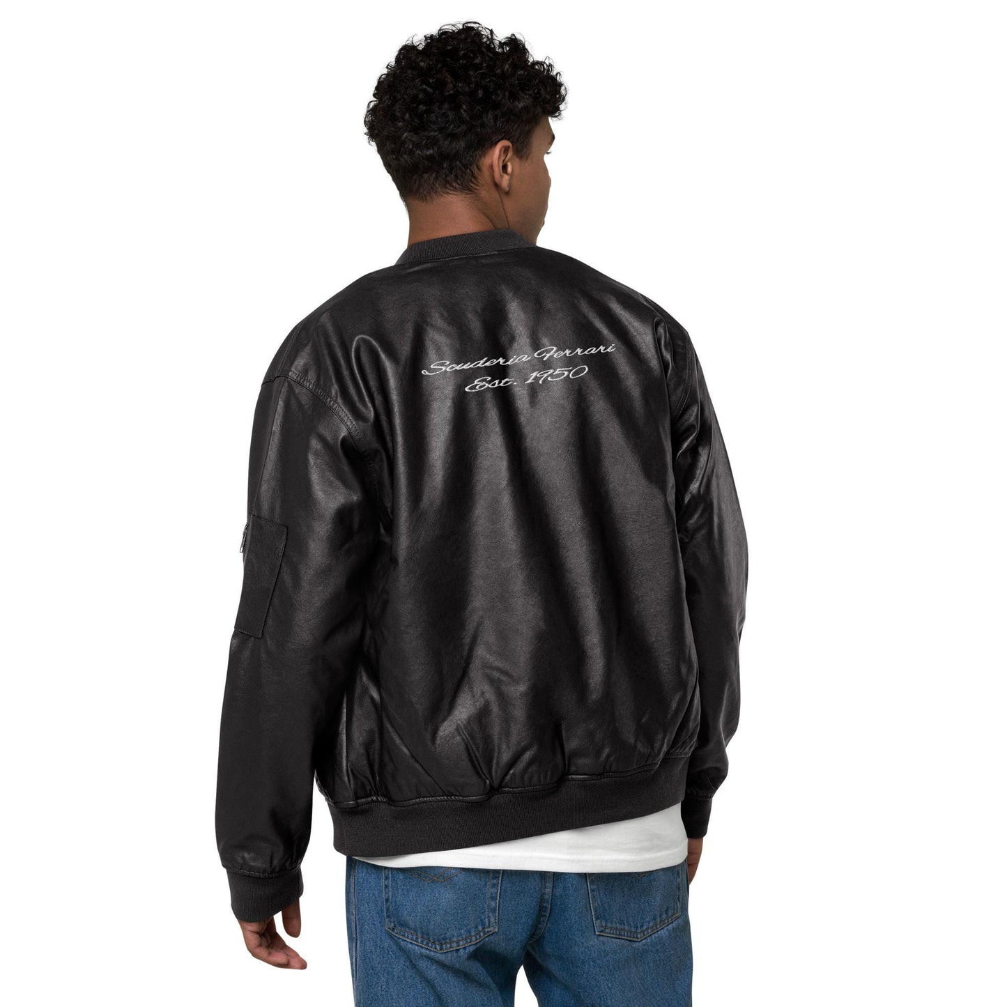 Scuderia Ferrari Heritage Leather Jacket