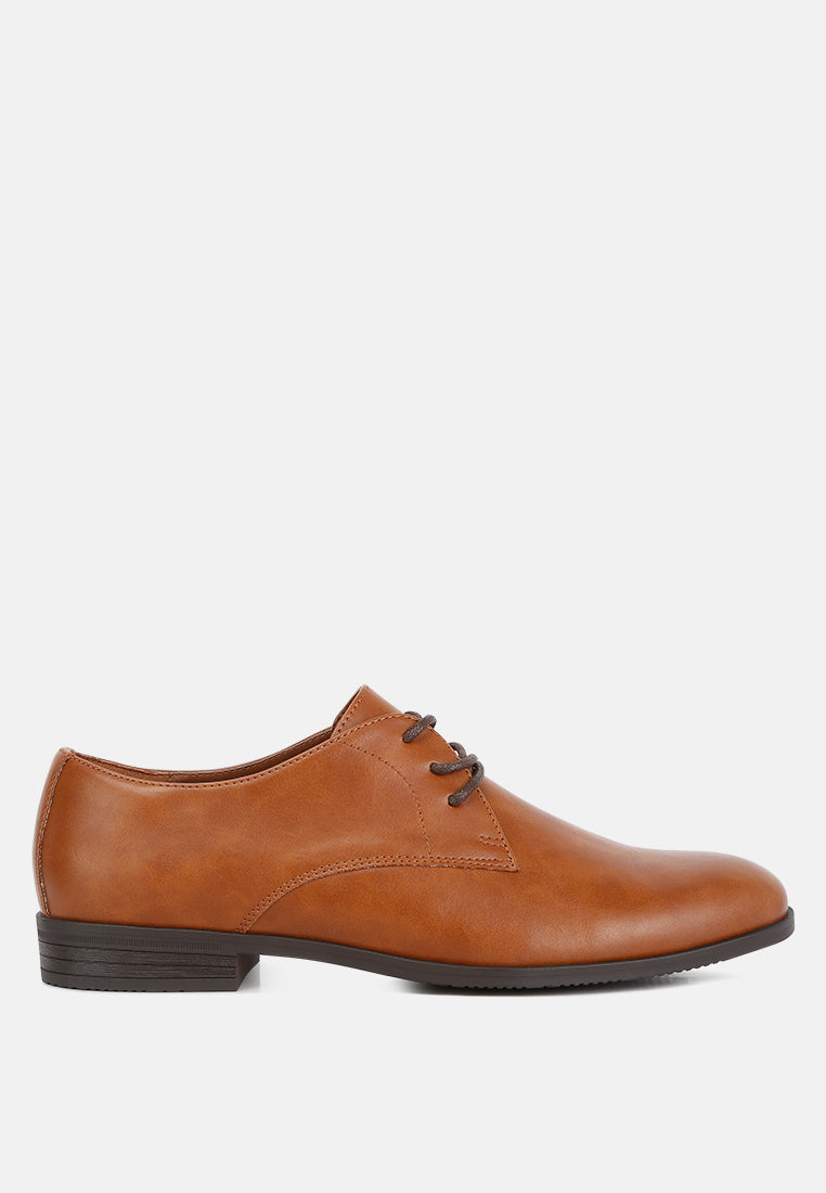 Men's Minimalist Derby Shoes - Velano