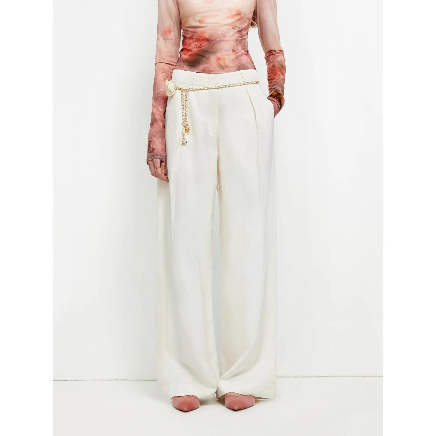 Linen old money casual pants - Velano