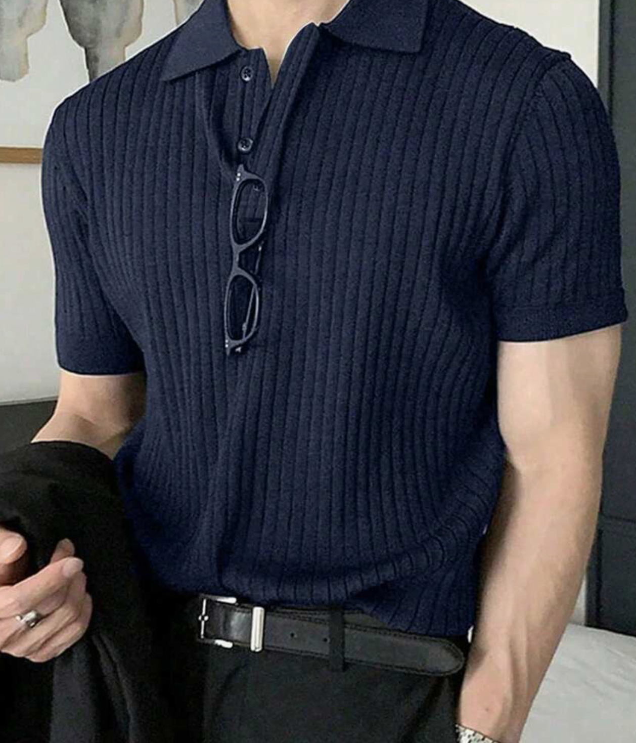 Knit Men's Polo