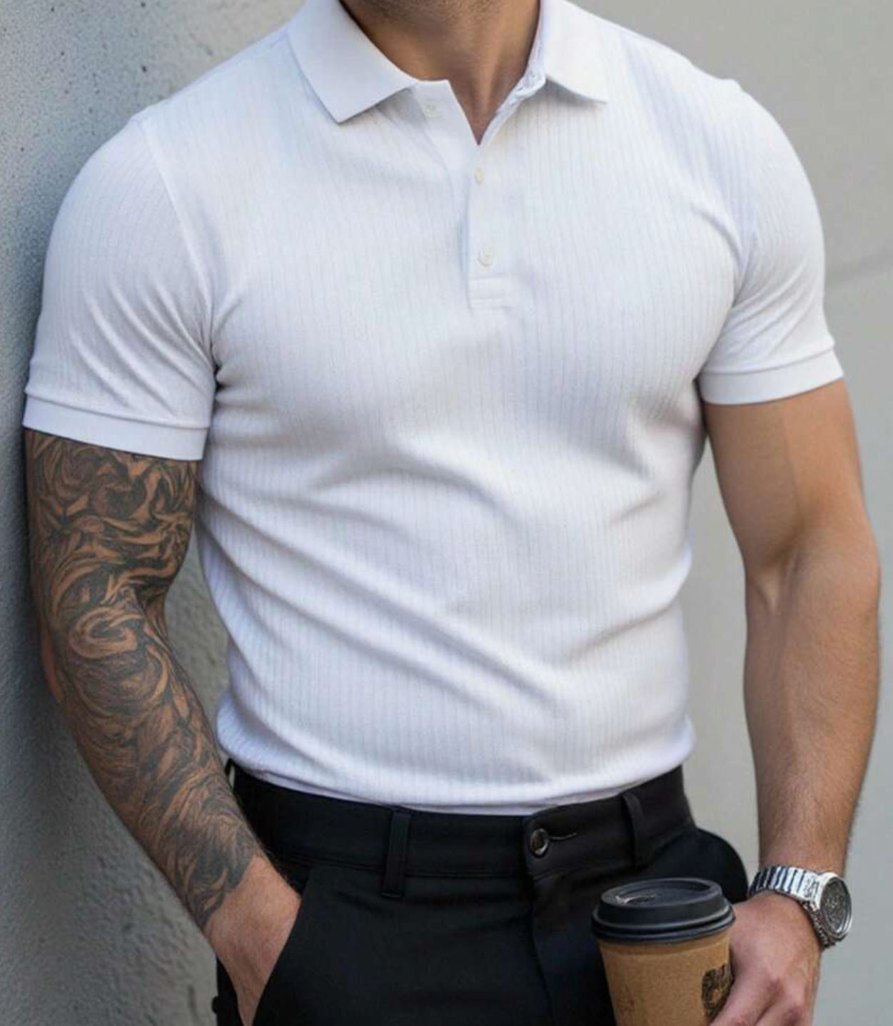 Knit Men's Polo