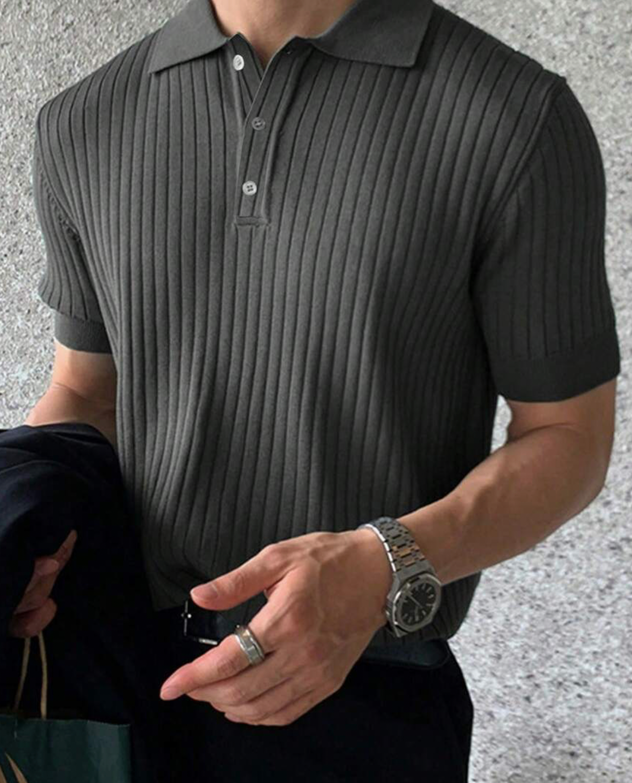 Knit Men's Polo