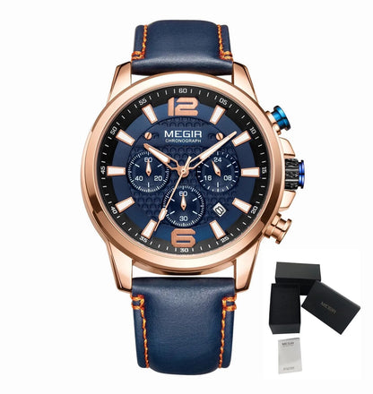 Men's quartz luminous waterproof monochrome watch - Velano