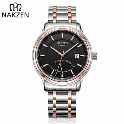 Crescent Shape Mens Quartz Watch Fashion Casual Waterproof Luxury - Velano