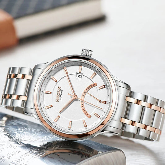 Crescent Shape Mens Quartz Watch Fashion Casual Waterproof Luxury - Velano