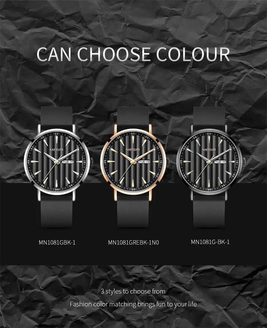 Mens big face luxury simplistic watch - Velano