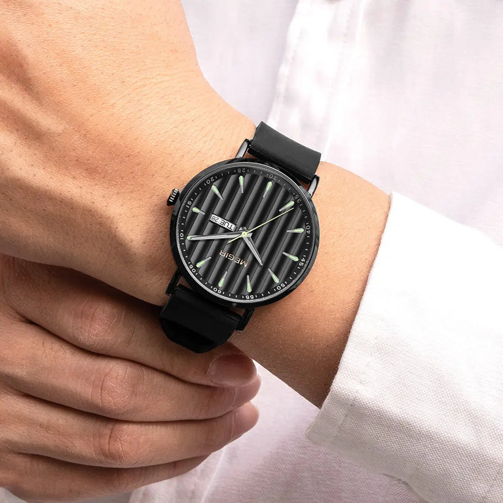 Mens big face luxury simplistic watch - Velano