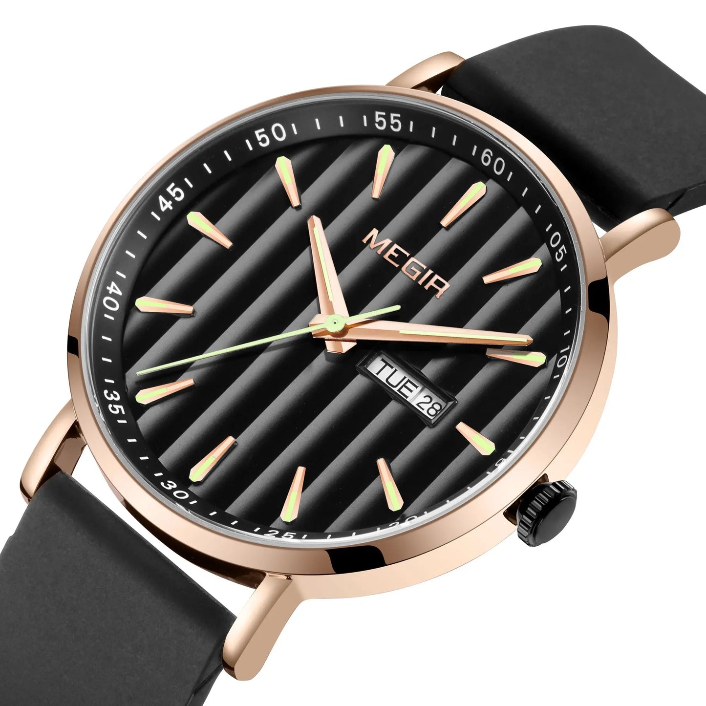 Mens big face luxury simplistic watch - Velano