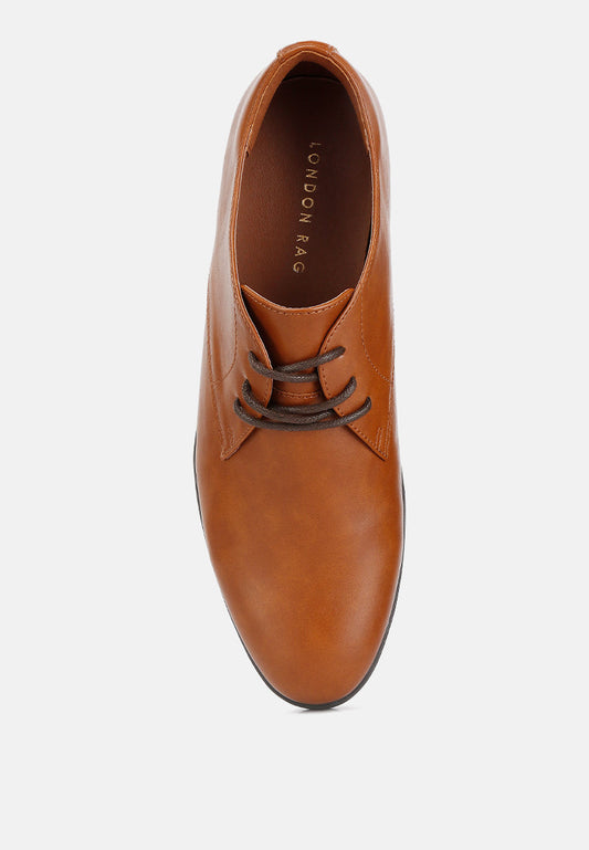 Men's Minimalist Derby Shoes - Velano