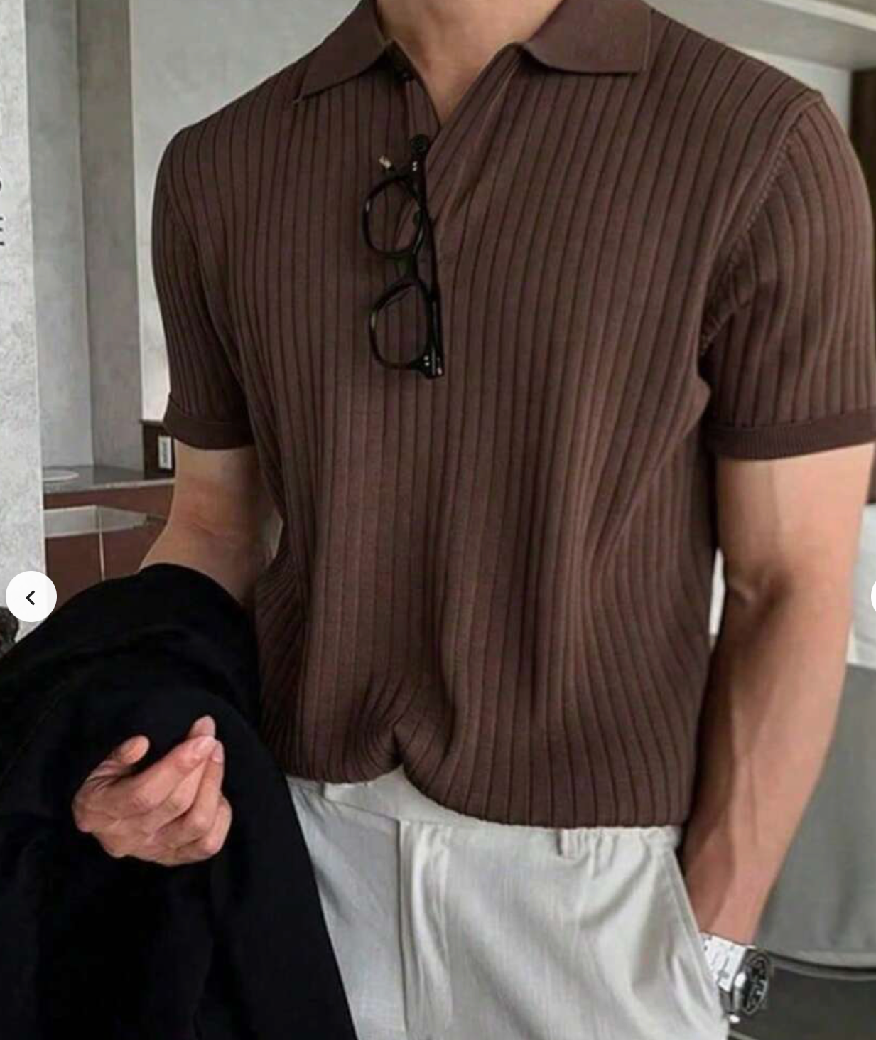 Knit Men's Polo