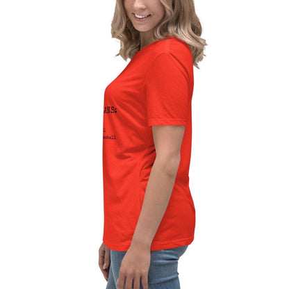 women's weekend plans tee
